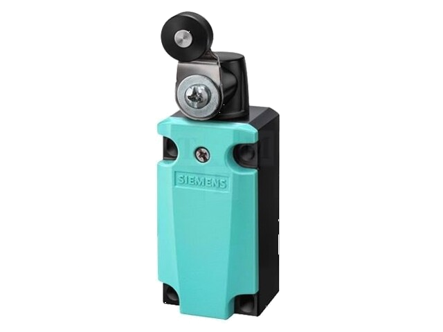 Eindschakelaar; hendel R 27mm, roller van kunststof Ø19mm Eindschakelaar; hendel R 27mm, roller van kunststof Ø19mm